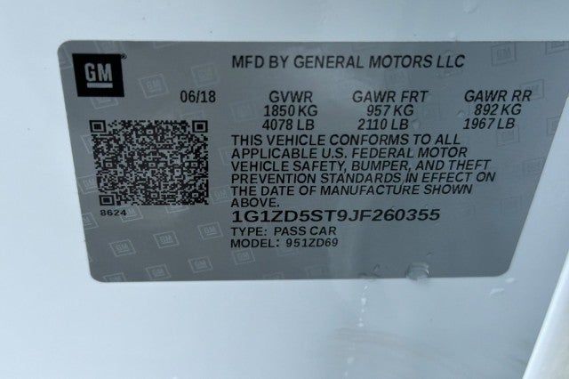 2018 Chevrolet Malibu LT