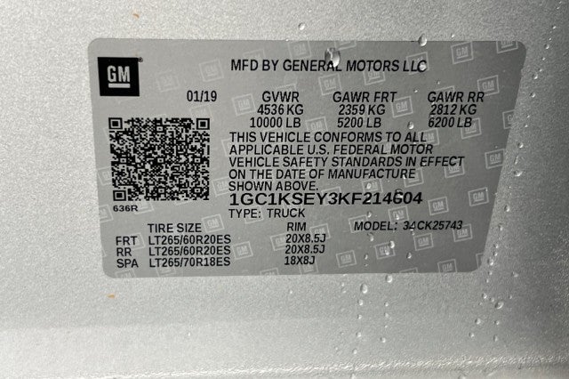 2019 Chevrolet Silverado 2500 HD LT