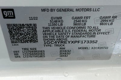 2023 Chevrolet Silverado 2500 HD High Country