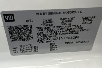 2022 Chevrolet Silverado 3500 HD LT