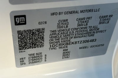 2026 Chevrolet Silverado 1500 Custom