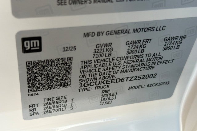 2026 Chevrolet Silverado 1500 RST