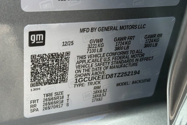 2026 Chevrolet Silverado 1500 RST