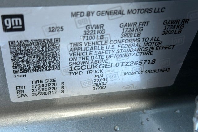 2026 Chevrolet Silverado 1500 LTZ