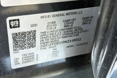 2022 Chevrolet Silverado 1500 LTD LTZ