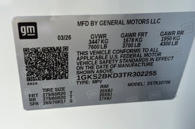 2026 GMC Yukon Elevation