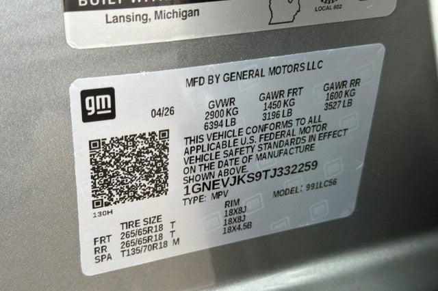 2026 Chevrolet Traverse Z71