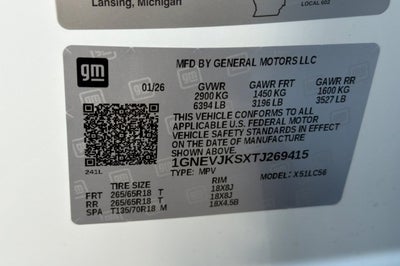 2026 Chevrolet Traverse Z71