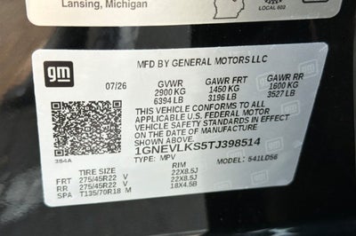2026 Chevrolet Traverse RS
