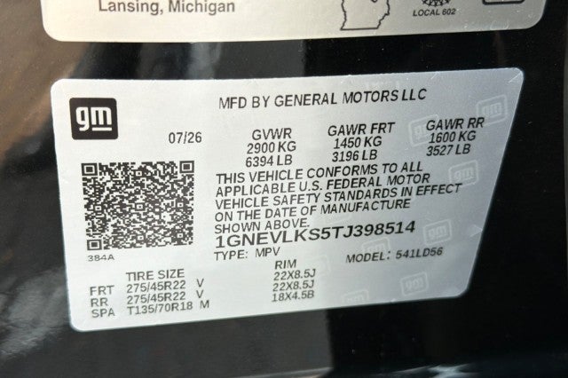 2026 Chevrolet Traverse RS
