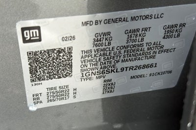 2026 Chevrolet Tahoe Premier