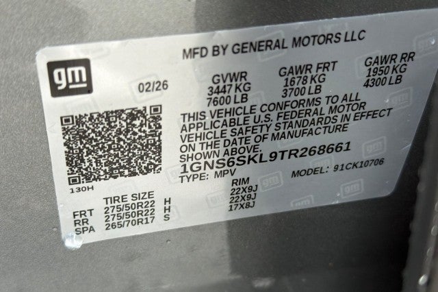 2026 Chevrolet Tahoe Premier