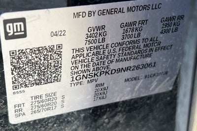 2022 Chevrolet Tahoe Z71