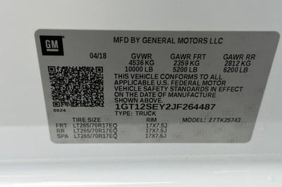 2018 GMC Sierra 2500 HD SLE