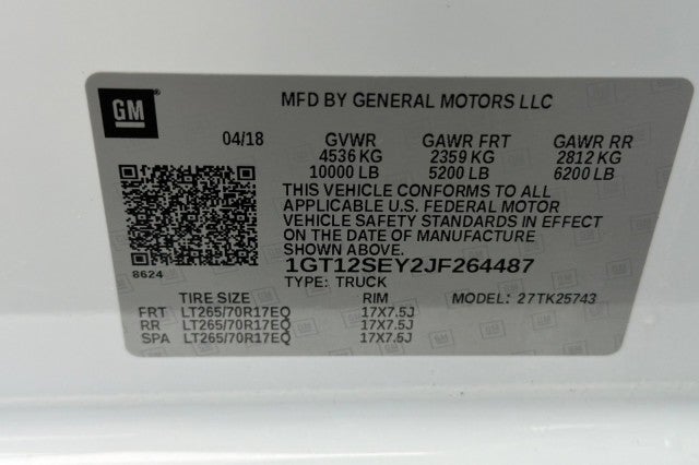 2018 GMC Sierra 2500 HD SLE