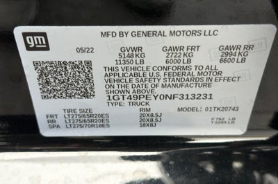 2022 GMC Sierra 2500 HD AT4