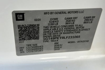 2020 GMC Sierra 2500 HD AT4