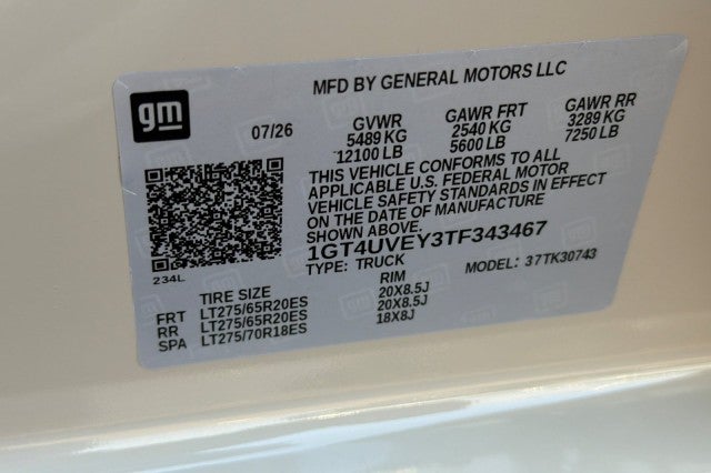 2026 GMC Sierra 3500 HD AT4