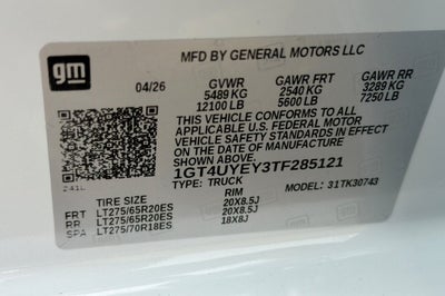 2026 GMC Sierra 3500 HD Denali Ultimate