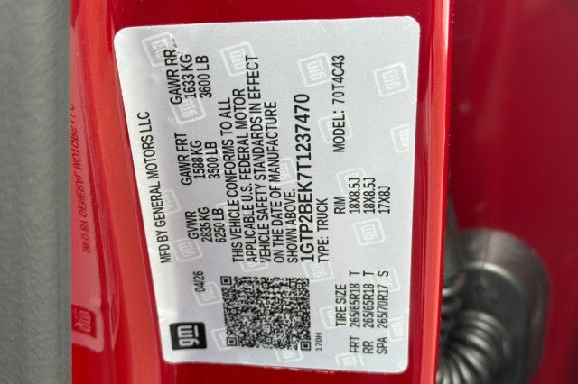 2026 GMC Canyon Elevation
