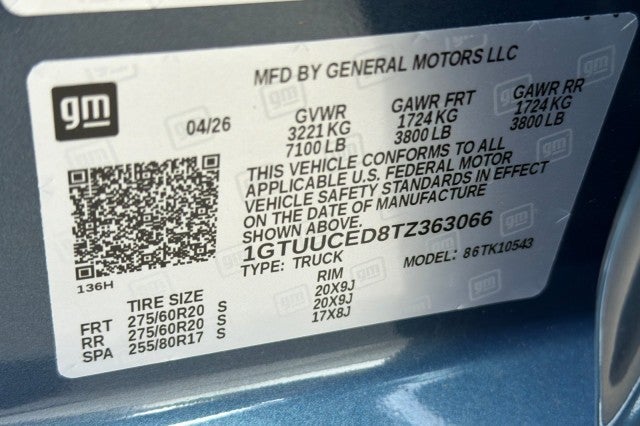 2026 GMC Sierra 1500 Elevation