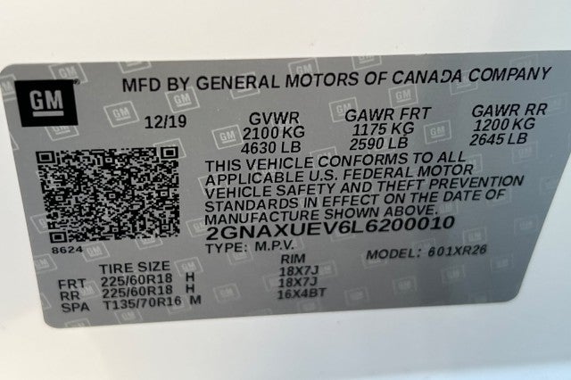 2020 Chevrolet Equinox LT