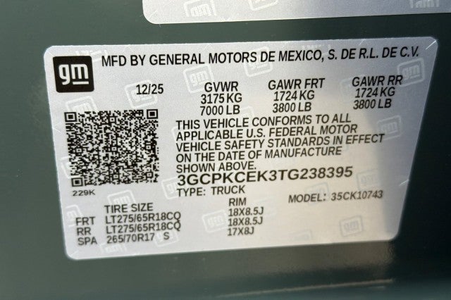 2026 Chevrolet Silverado 1500 Custom Trail Boss