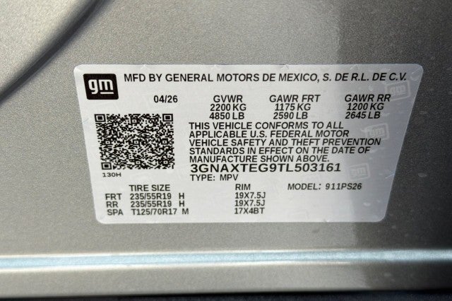 2026 Chevrolet Equinox RS