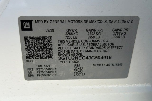 2018 GMC Sierra 1500 SLT