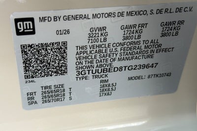 2026 GMC Sierra 1500 SLE