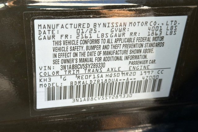 2025 Nissan Sentra SV