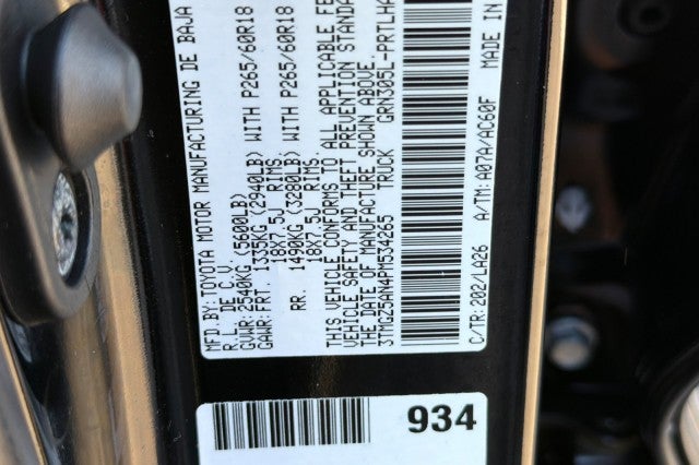 2023 Toyota Tacoma 4WD Limited