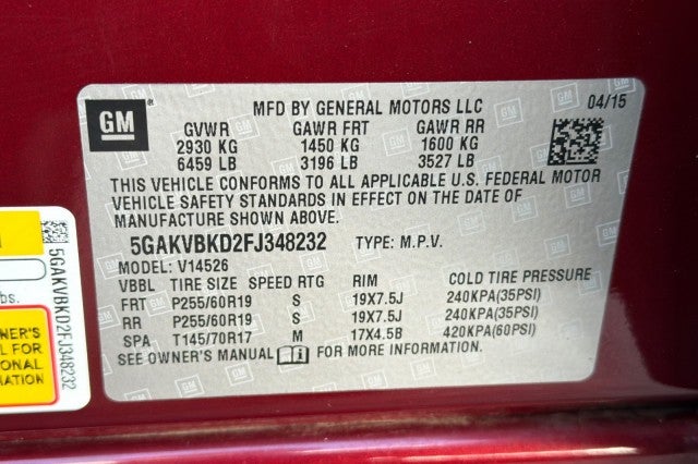 2015 Buick Enclave Leather