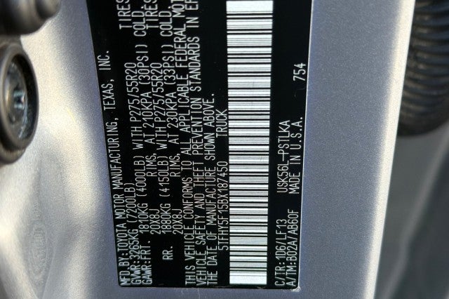 2011 Toyota Tundra 4WD Truck LTD