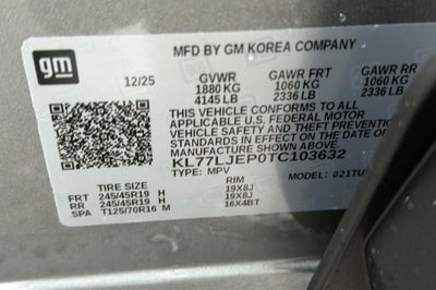 2026 Chevrolet Trax 2RS