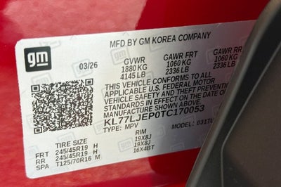 2026 Chevrolet Trax 2RS