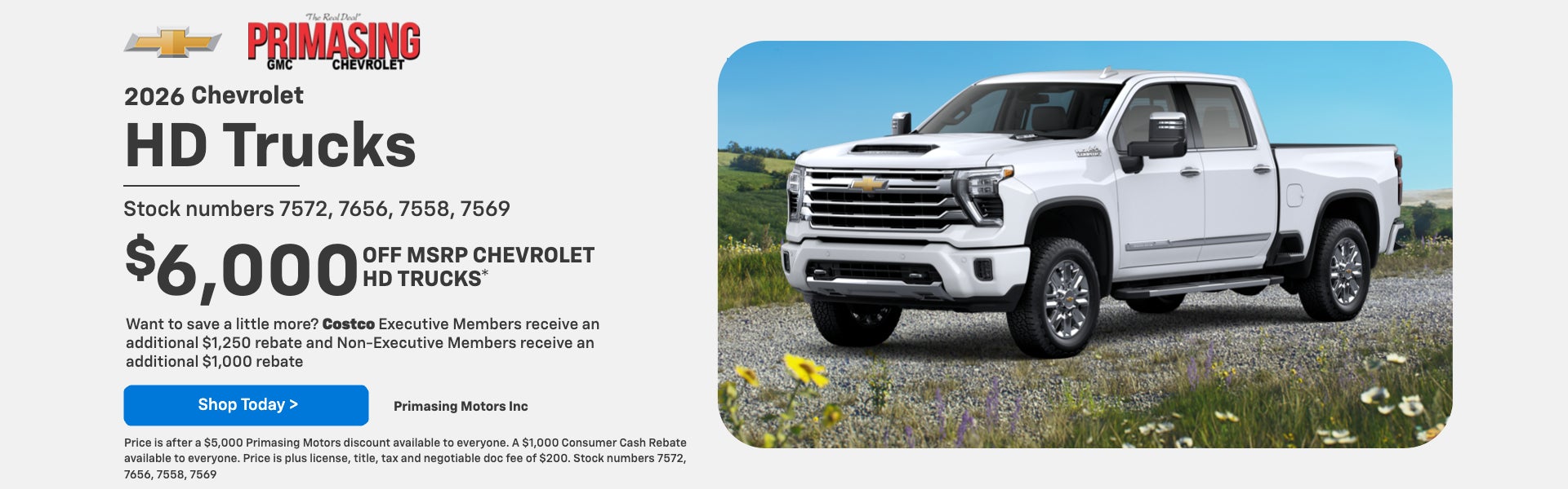 2026 Chevrolet HD trucks