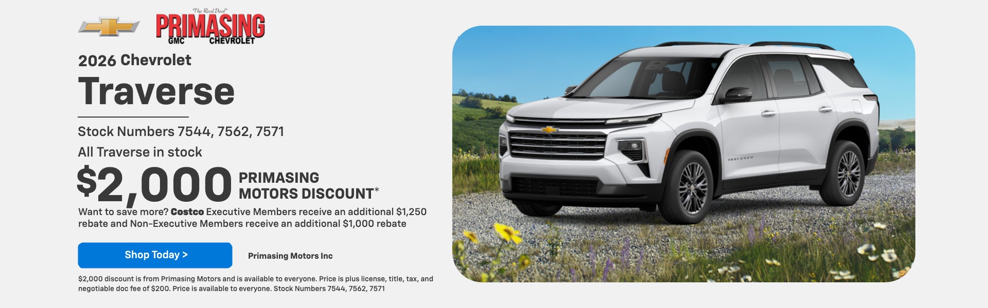 2026 Chevrolet Traverse 