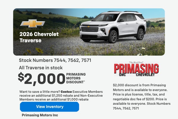 2026 Chevrolet Traverse 